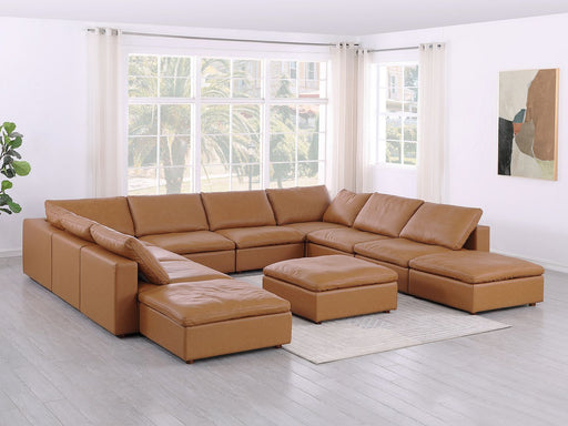 1100 - Top-Grain Italian Leather 11-Piece Sectional With Chaise - R&R Furniture Gallery (Fountain Valley, CA)