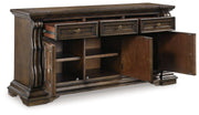 Maylee - Dining Room Buffet - Dark Brown - R&R Furniture Gallery (Fountain Valley, CA)