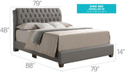 Tufted Upholstered Bed - R&R Furniture Gallery (Fountain Valley, CA)