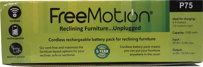 Freemotion - Battery 7500 mAh - Black - R&R Furniture Gallery (Fountain Valley, CA)