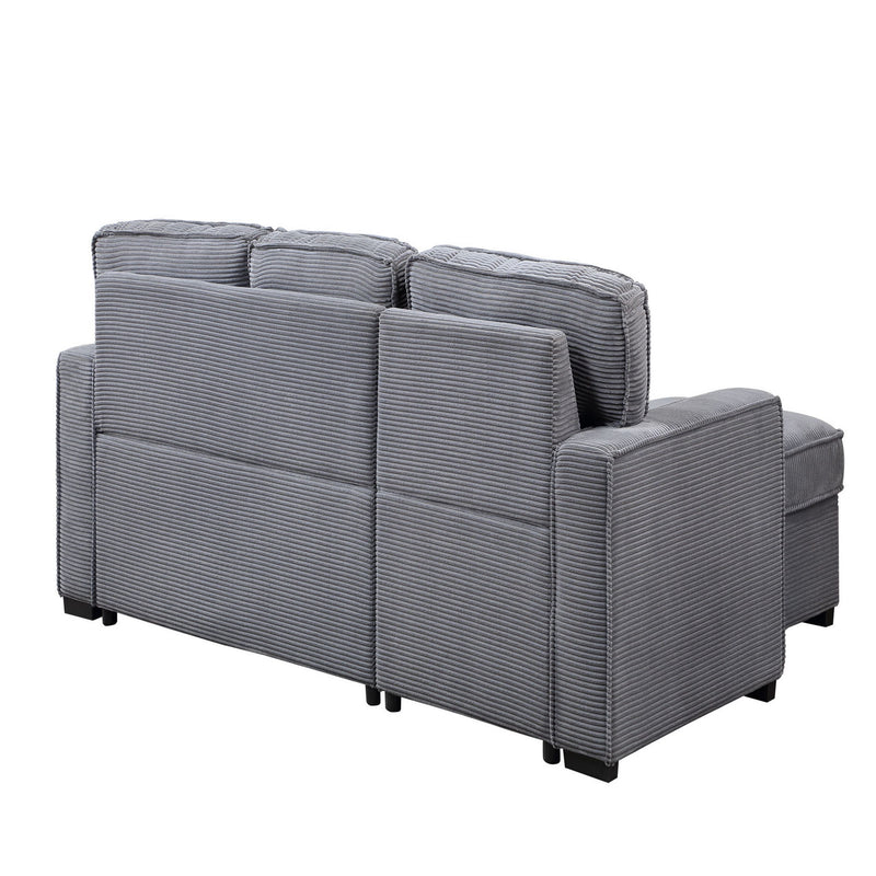 Territory - Pull Out Sofa Bed With Design - Dark Gray - R&R Furniture Gallery (Fountain Valley, CA)