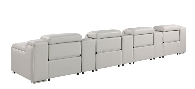 1116 - 7-Piece Modular Power Reclining Sofa In With 4 Power Recliners & Power Headrests