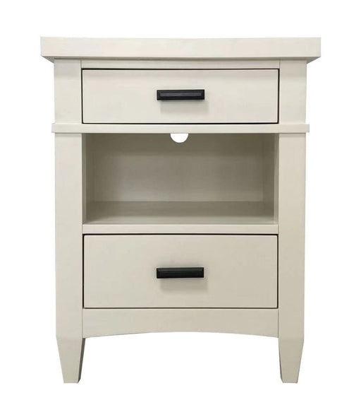 Americana Modern Bedroom - 2 Drawer Nightstand - R&R Furniture Gallery (Fountain Valley, CA)