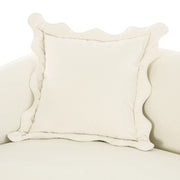 Lou - Performance Velvet Sofa - Cream - R&R Furniture Gallery (Fountain Valley, CA)
