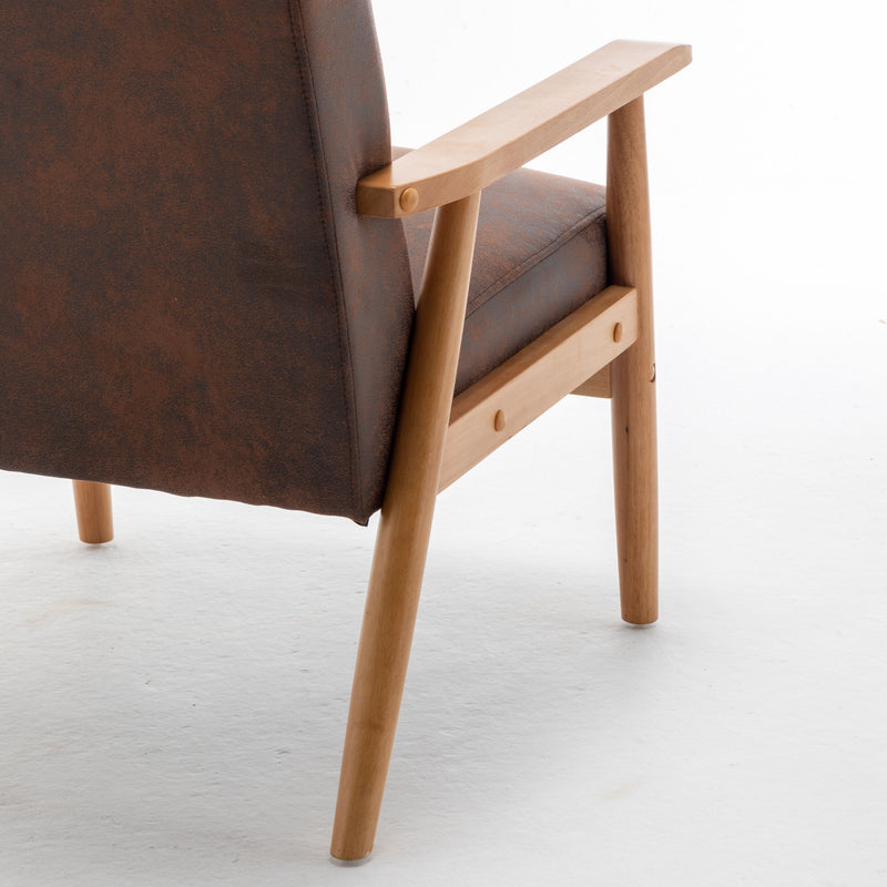 Wide Arm Chair - Brown - R&R Furniture Gallery (Fountain Valley, CA)