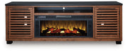 Kallari - TV Stand With Fireplace Option - R&R Furniture Gallery (Fountain Valley, CA)
