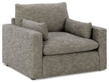 Dramatic - Chair and a Half - Granite - R&R Furniture Gallery (Fountain Valley, CA)