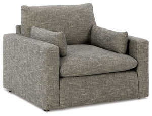 Dramatic - Chair and a Half - Granite - R&R Furniture Gallery (Fountain Valley, CA)