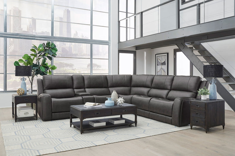 Belmont - Zero Gravity Power Reclining Sectional With Power Adjustable Headrests - R&R Furniture Gallery (Fountain Valley, CA)