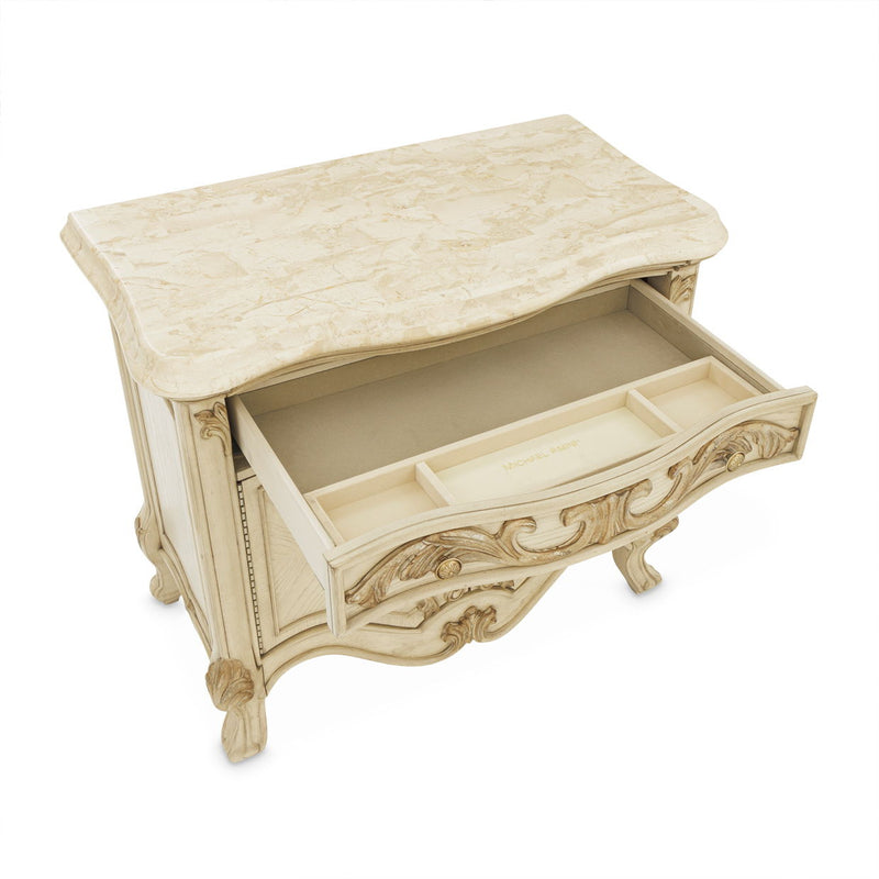 Platine de Royale - Nightstand - Champagne - R&R Furniture Gallery (Fountain Valley, CA)