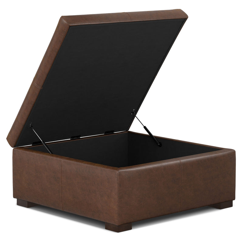 Gabbie - Coffee Table Upholstered Storage Ottoman - R&R Furniture Gallery (Fountain Valley, CA)