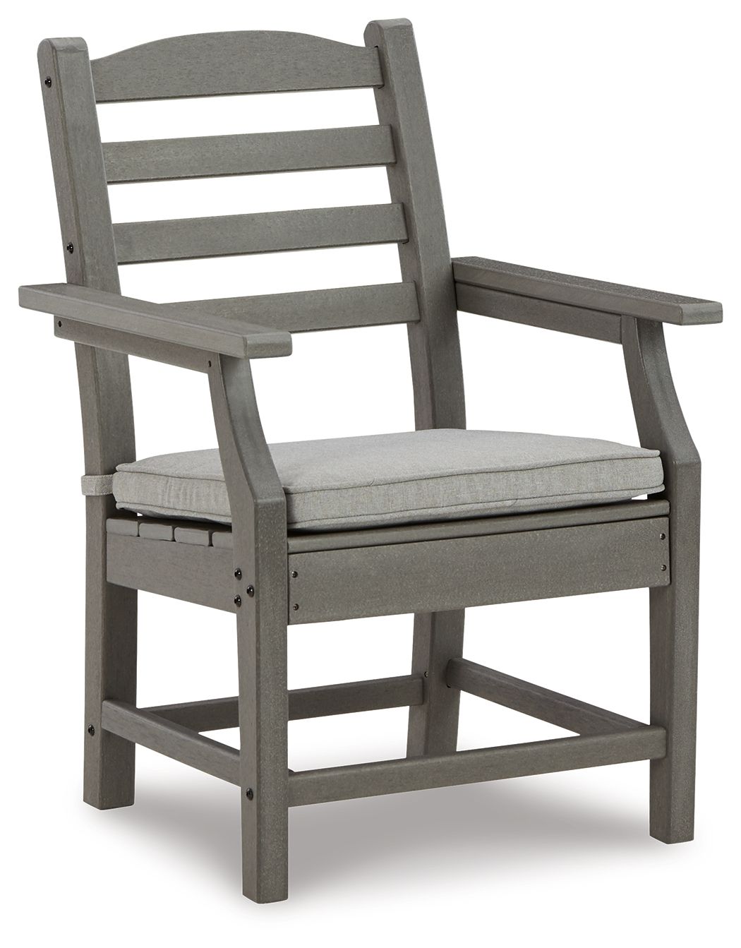 Visola - Arm Chair With Cushion (Set of 2) - Gray - R&R Furniture Gallery (Fountain Valley, CA)