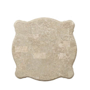 Ranita - End Table - Marble Top & Champagne - R&R Furniture Gallery (Fountain Valley, CA)