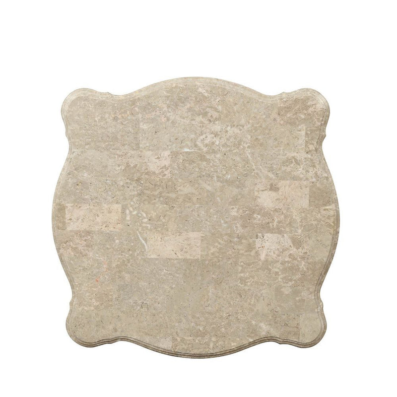 Ranita - End Table - Marble Top & Champagne - R&R Furniture Gallery (Fountain Valley, CA)