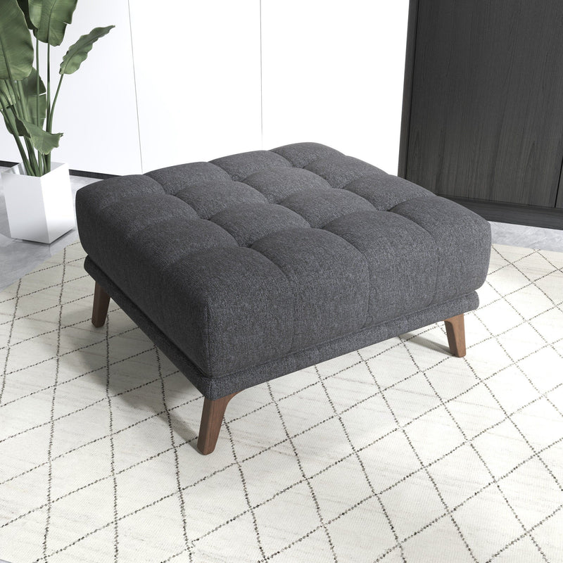 Addison - Square Upholstered Ottoman - R&R Furniture Gallery (Fountain Valley, CA)
