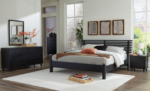 Danziar - Slat Panel Bed With Low Footboard Set - R&R Furniture Gallery (Fountain Valley, CA)