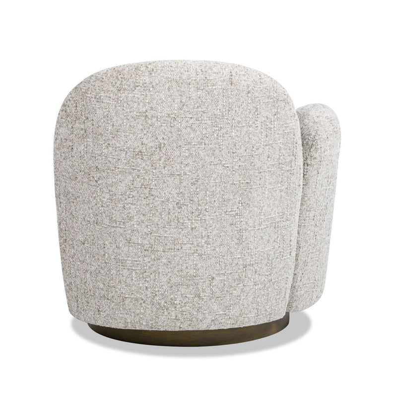 Duo - One-Arm Swivel Accent Chair - R&R Furniture Gallery (Fountain Valley, CA)