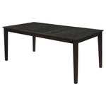 Alexander - Rectangular Extension Leaf Dining Table - Black