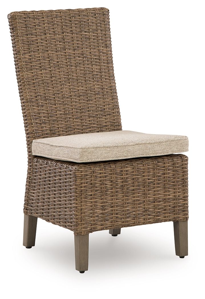 Laguna Heights - Side Chair With Cushion (Set of 2) - Beige - R&R Furniture Gallery (Fountain Valley, CA)