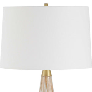Lyra - Table Lamp - White & Gold