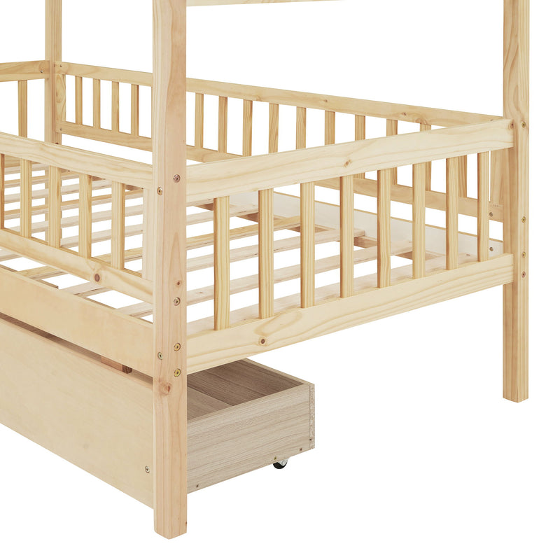 House Bed With 2 Drawers - R&R Furniture Gallery (Fountain Valley, CA)