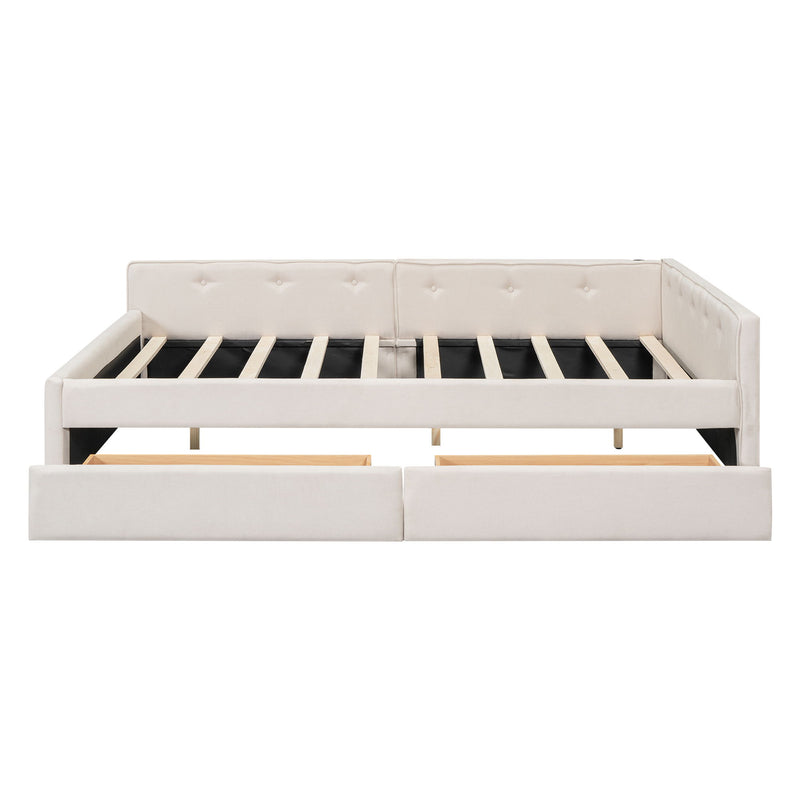 Platform Bed With USB Ports - R&R Furniture Gallery (Fountain Valley, CA)