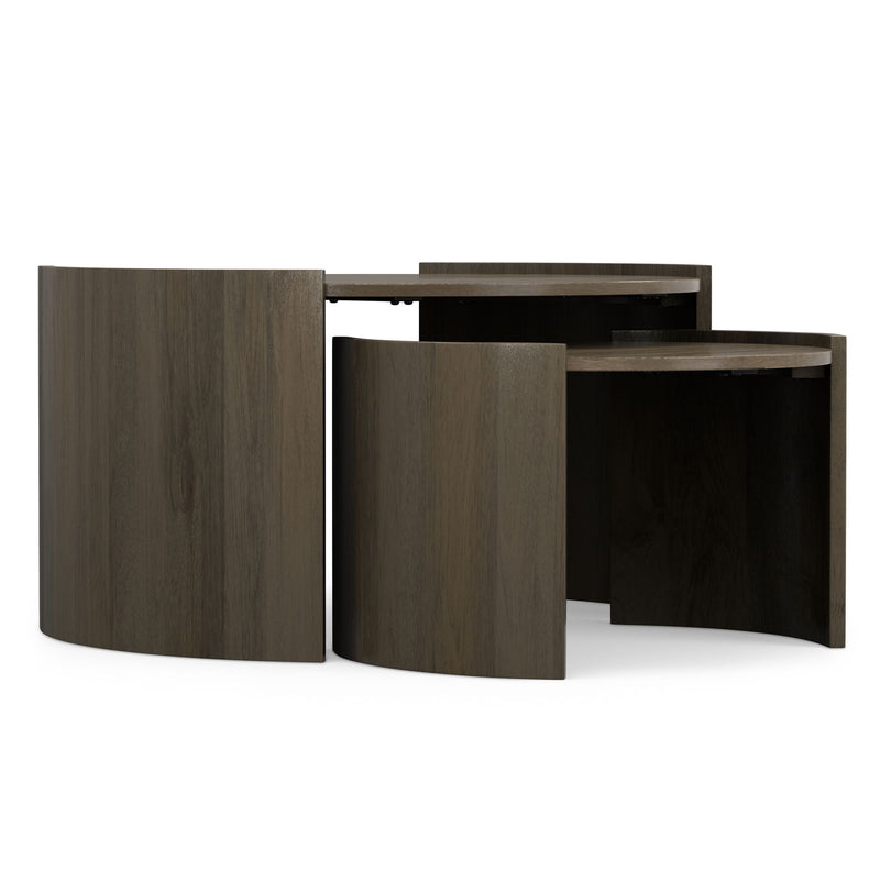 Robin - 2 Piece Nesting Table - Gray - R&R Furniture Gallery (Fountain Valley, CA)