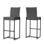 Outdoor Barstool With Hand Crafted Details (Set of 2) - R&R Furniture Gallery (Fountain Valley, CA)