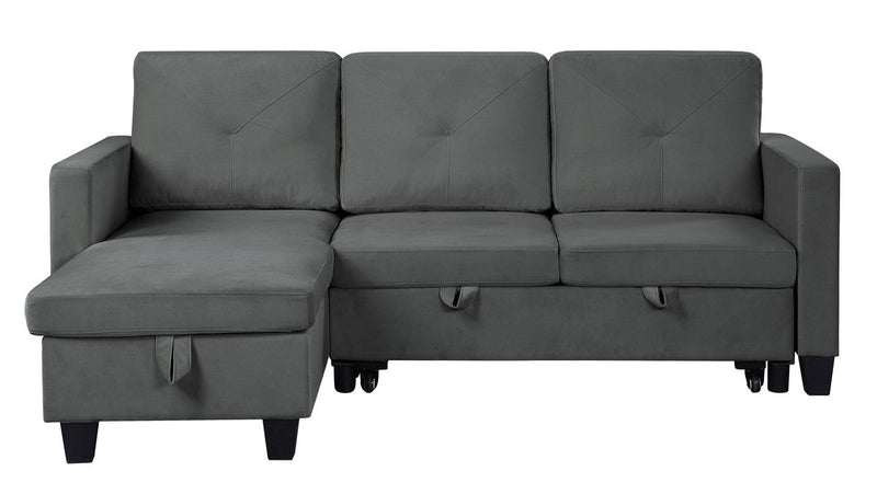 Nova - Reversible Sleeper Sectional Sofa With Storage Chaise - R&R Furniture Gallery (Fountain Valley, CA)