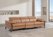 1246 - Modular Power Triple Reclining Sofa With Power Reclining Headrests - R&R Furniture Gallery (Fountain Valley, CA)