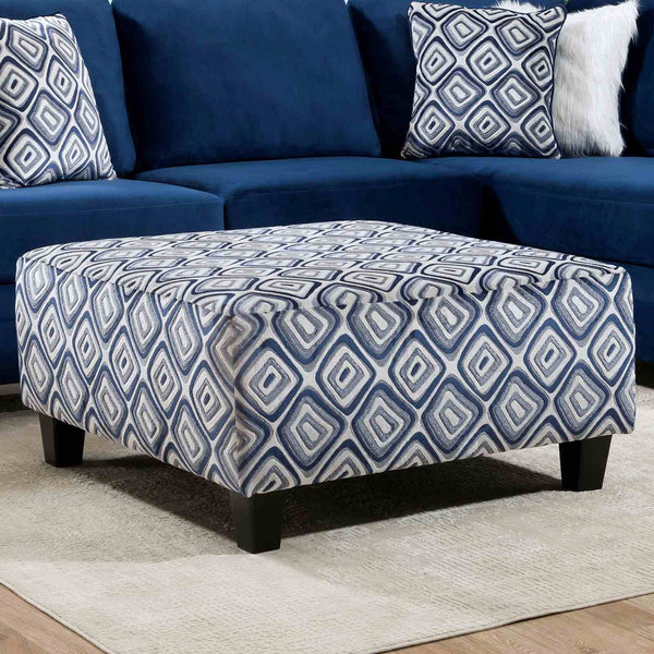Waldport - Ottoman, Navy/White