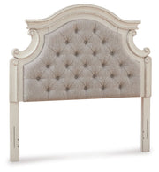 Realyn - Full UPH Panel Headboard - Chipped White - R&R Furniture Gallery (Fountain Valley, CA)