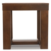 Watson - Square End Table - Dark Brown - R&R Furniture Gallery (Fountain Valley, CA)