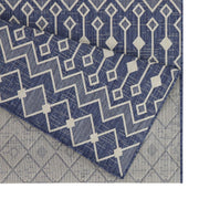 Sunshine - 5'3" X 7'3" Indoor & Outdoor Area Rug Polypropylene - Blue - R&R Furniture Gallery (Fountain Valley, CA)