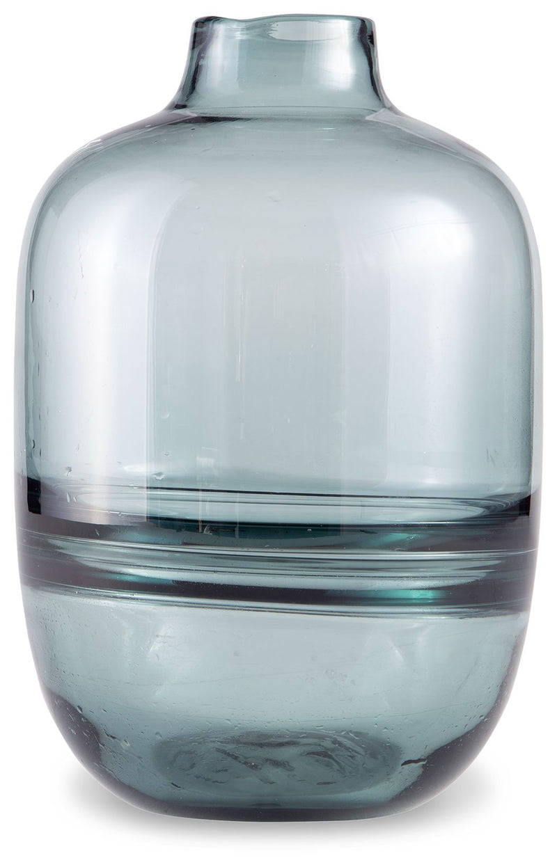 Lemmitt - Vase - Teal - R&R Furniture Gallery (Fountain Valley, CA)