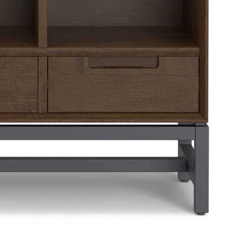 Banting - 9 Cube Bookcase With Drawers - Walnut Brown - R&R Furniture Gallery (Fountain Valley, CA)
