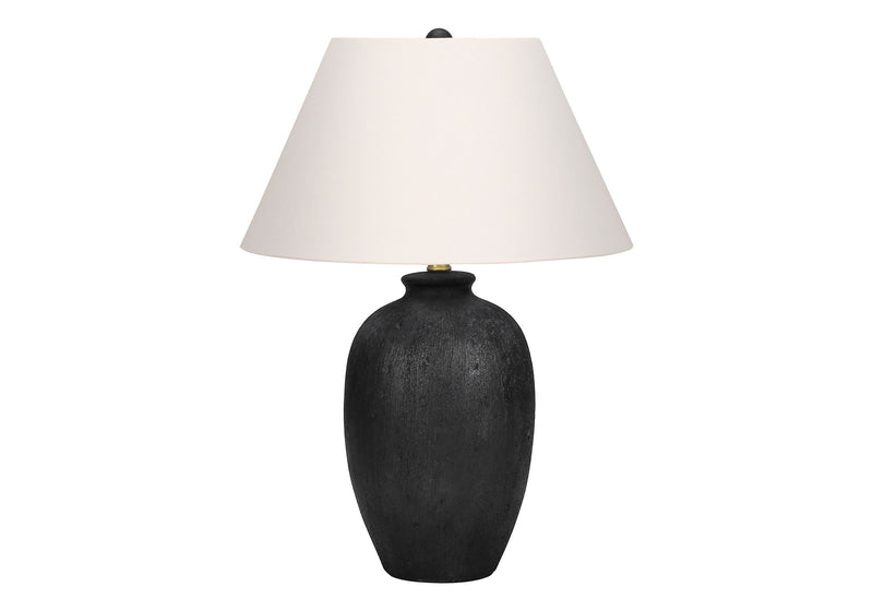 Lighting, Table Lamp, Ceramic, Modern - Black - R&R Furniture Gallery (Fountain Valley, CA)