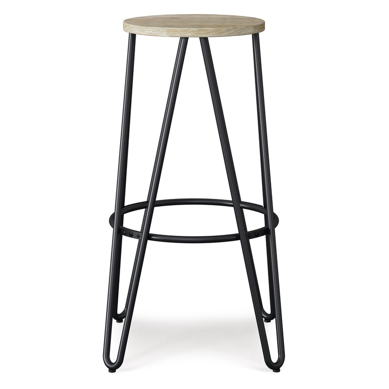 Simeon - Multifunctional Metal Stool With Wood Seat - R&R Furniture Gallery (Fountain Valley, CA)