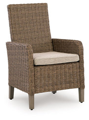 Laguna Heights - Arm Chair With Cushion (Set of 2) - Beige - R&R Furniture Gallery (Fountain Valley, CA)