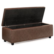 Hamilton - Upholstered Storage Ottoman - R&R Furniture Gallery (Fountain Valley, CA)