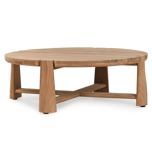 Aston - Outdoor Round Coffee Table - R&R Furniture Gallery (Fountain Valley, CA)