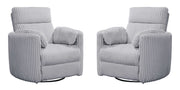 Radius - Power Swivel Glider Recliner (Set of 2) - R&R Furniture Gallery (Fountain Valley, CA)