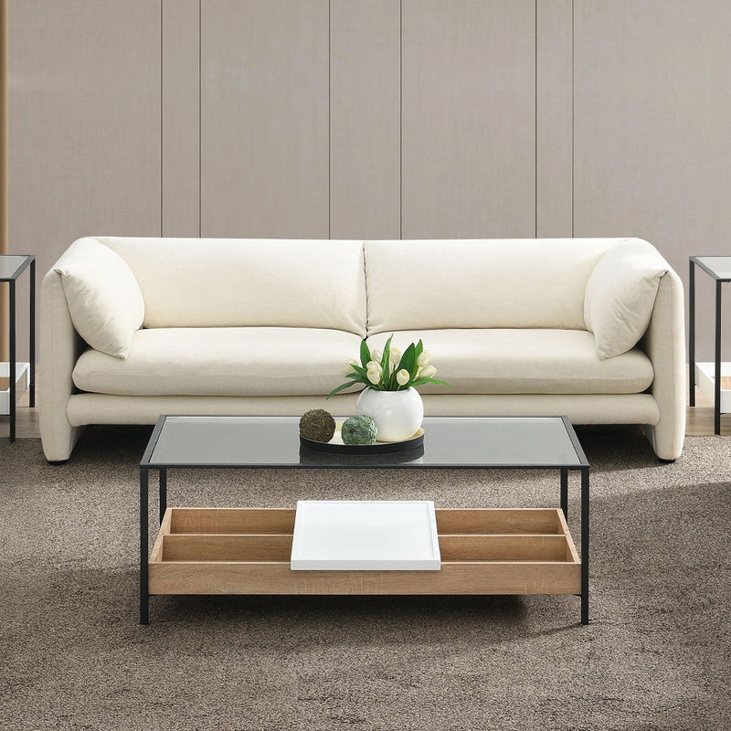 Jaeda - Sofa - Beige Linen - R&R Furniture Gallery (Fountain Valley, CA)