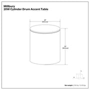 Millbury - Side Table - R&R Furniture Gallery (Fountain Valley, CA)