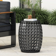 Modern Design, Metal End Table, Large - R&R Furniture Gallery (Fountain Valley, CA)