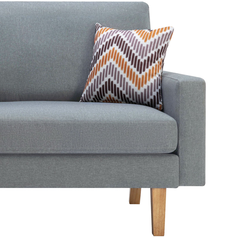 Bahamas - Minimalistic Sofa With 2 Throw Pillows - R&R Furniture Gallery (Fountain Valley, CA)
