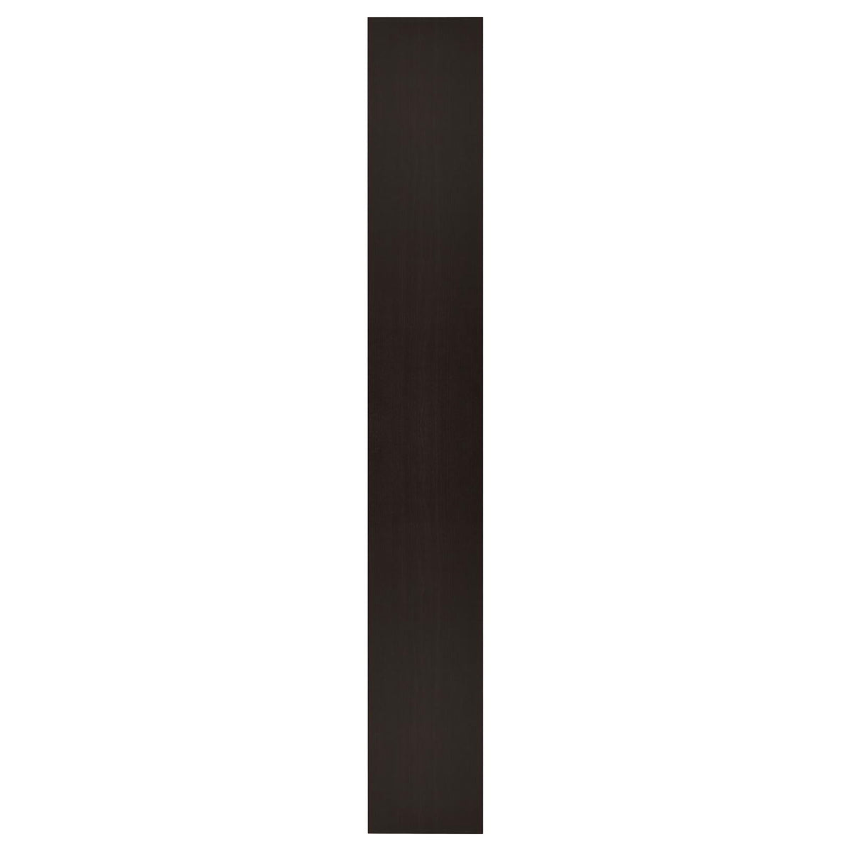 Rectangular Bookcase Tall Slim Storage With 9 Shelves - Brown
