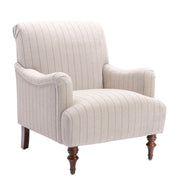 Sylvia - Striped Arm Chair - Natural - R&R Furniture Gallery (Fountain Valley, CA)