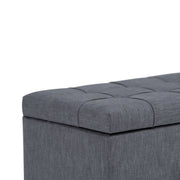 Sienna - Upholstered Storage Ottoman Bench - R&R Furniture Gallery (Fountain Valley, CA)