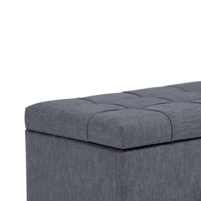 Sienna - Upholstered Storage Ottoman Bench - R&R Furniture Gallery (Fountain Valley, CA)